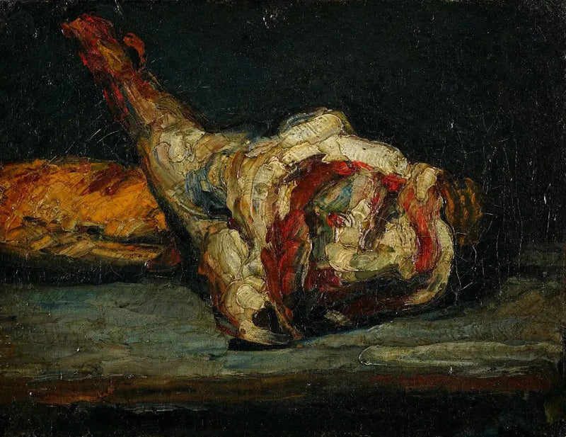 Bread and Leg of Lamb - Paul Cézanne