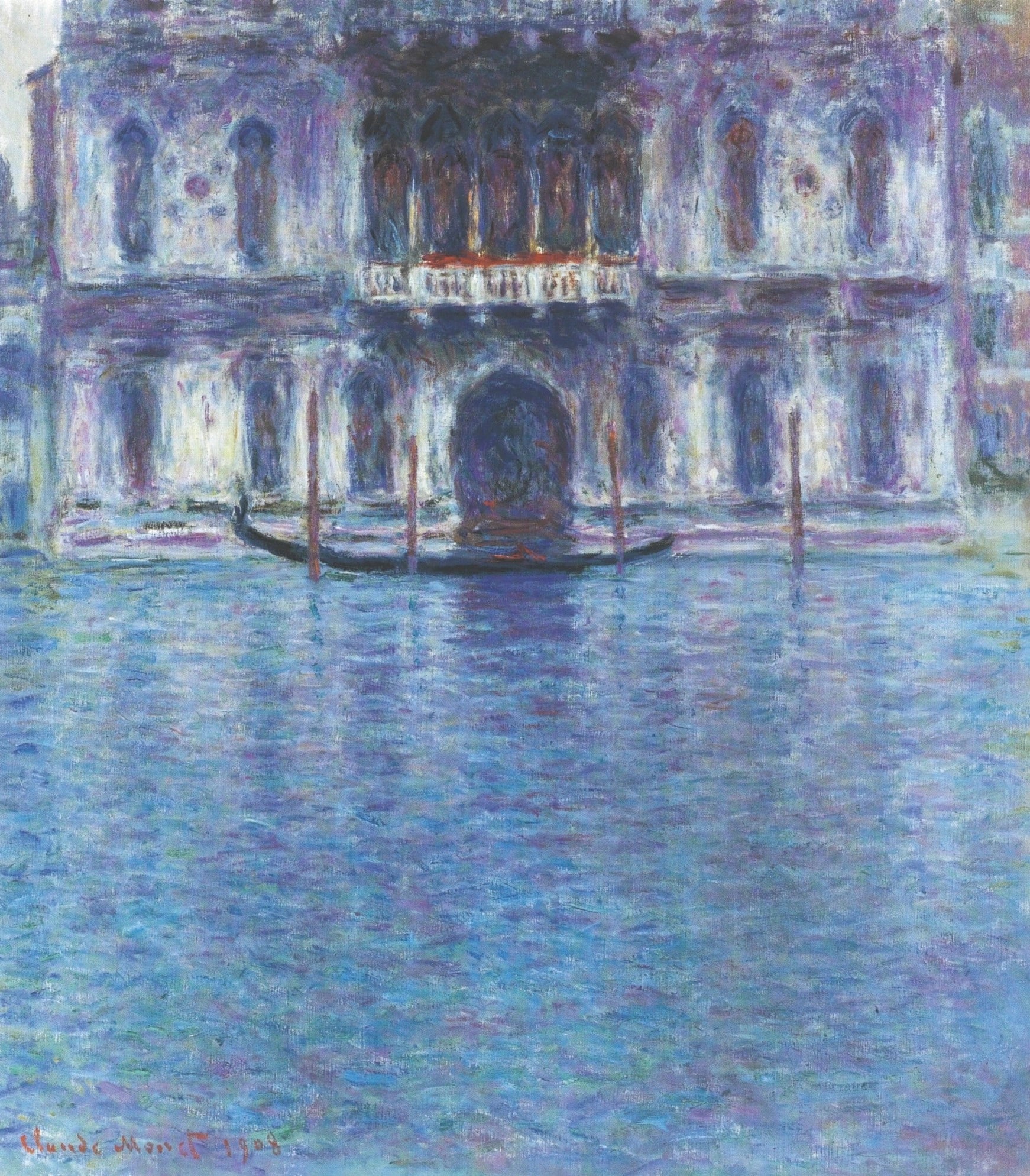 Le Palazzo Contarini de Claude Monet, 1908 – Kunstmuseum St. Gallen G 1950.5, Wildenstein 1767