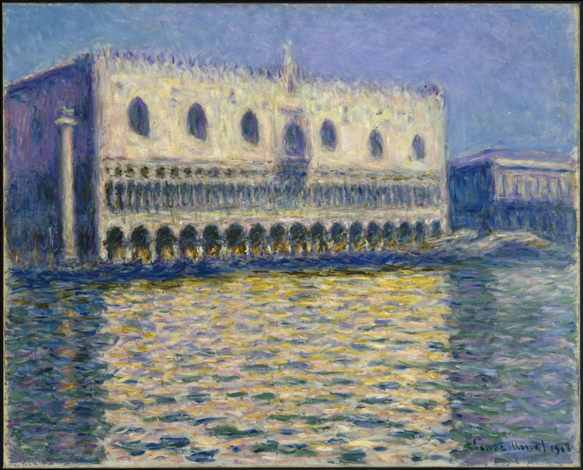 Le Palais des Doges de Claude Monet – version du Brooklyn Museum, vue complète haute définition