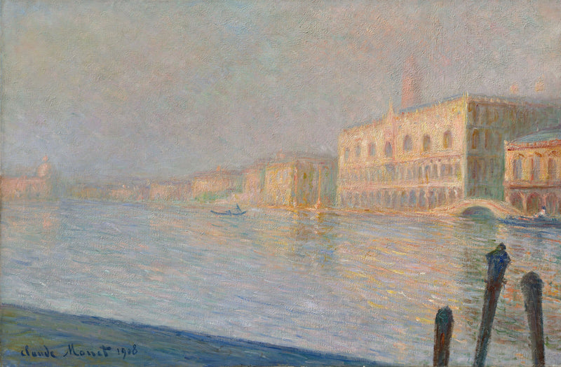 The Ducal Palace in Venice W1770 - Claude Monet