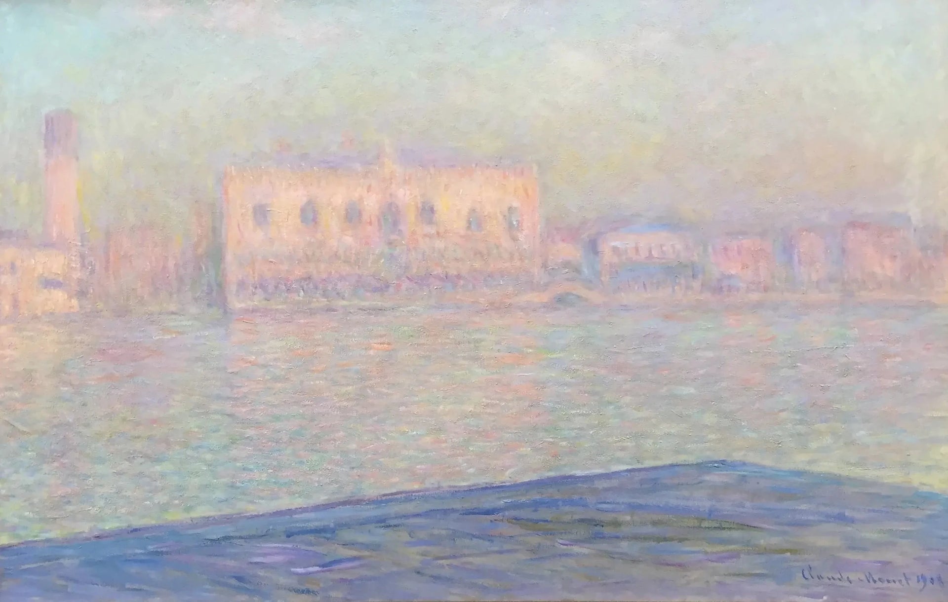 Le Palais Ducal vu de Saint-Georges Majeur de Claude Monet, 1908 – Kunsthaus Zürich 1995-0004, Wildenstein 1751