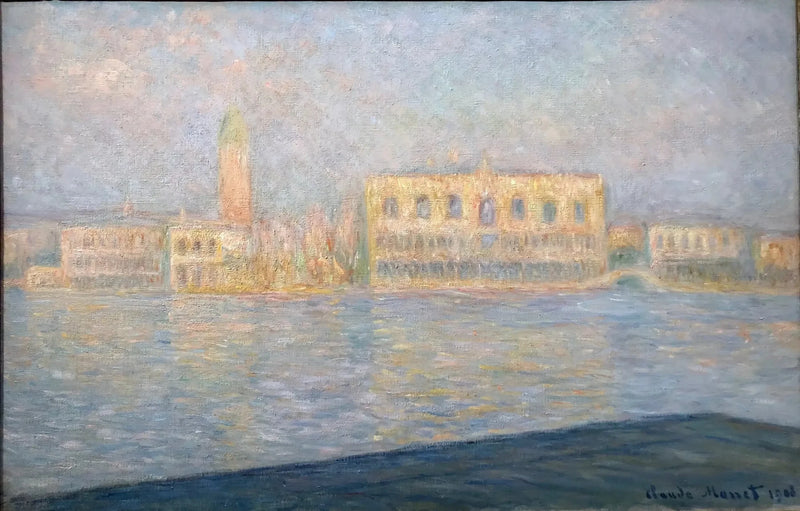 The Ducal Palace seen from Saint-Georges Major W1756 - Claude Monet