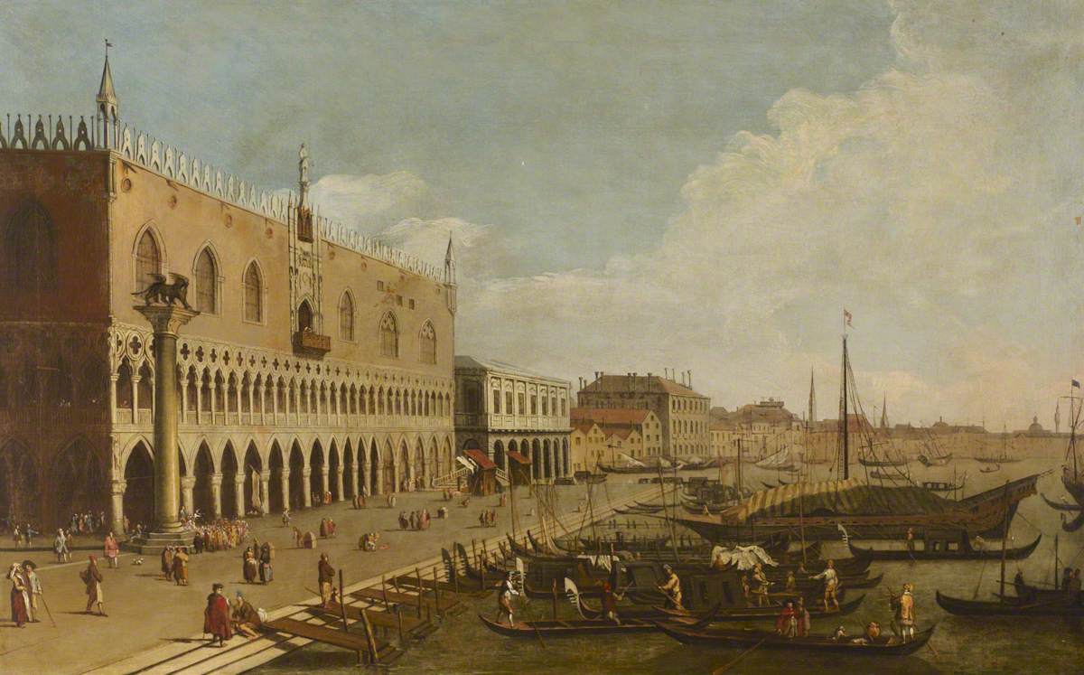 Ducal Palace and Riva degli Schiavoni, Venice - Canaletto