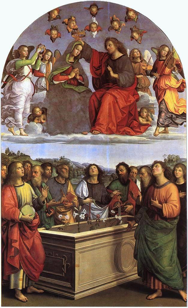 Couronnement de la Vierge, retable Oddi - Raphaël