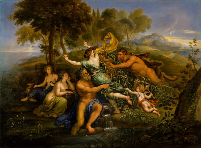 Pan and Syrinx - Pierre Mignard