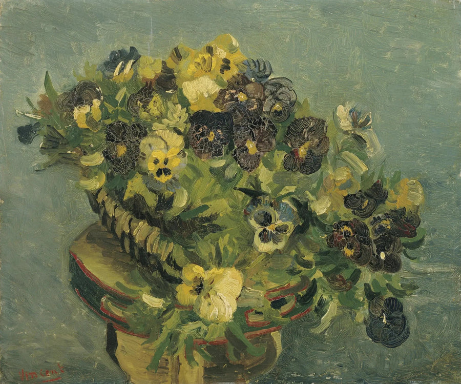 Basket of Thoughts on a Small Table - Vincent van Gogh