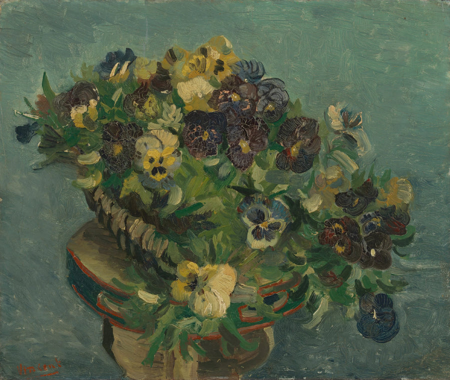 Basket of Thoughts on a Small Table - Vincent van Gogh