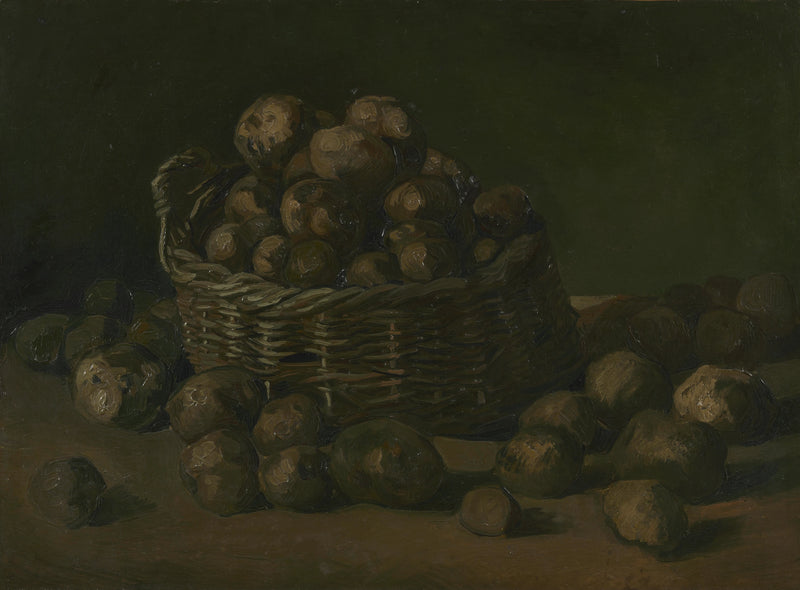 Still life with a basket of potatoes - Vincent van Gogh