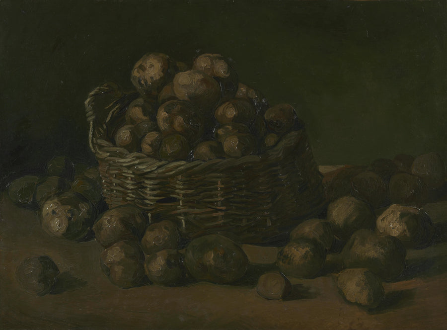 Still life with a basket of potatoes - Vincent van Gogh