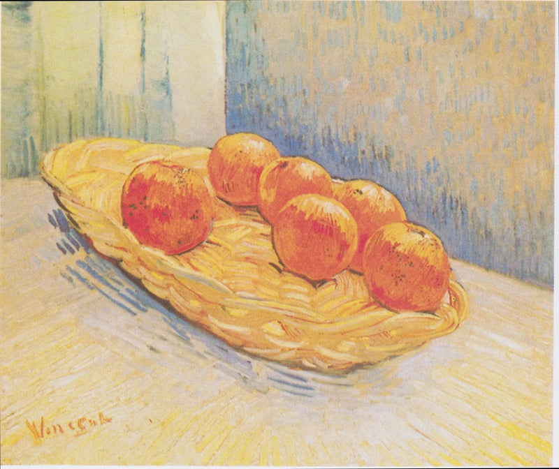Still Life with Orange Basket - Vincent van Gogh