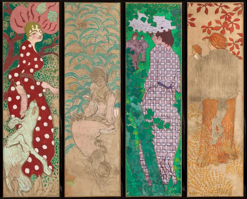 Decorative panels - Women in the garden - Pierre Bonnard