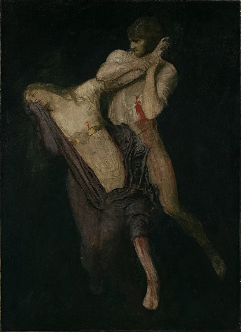 Paolo and Francesca - Arnold Böcklin
