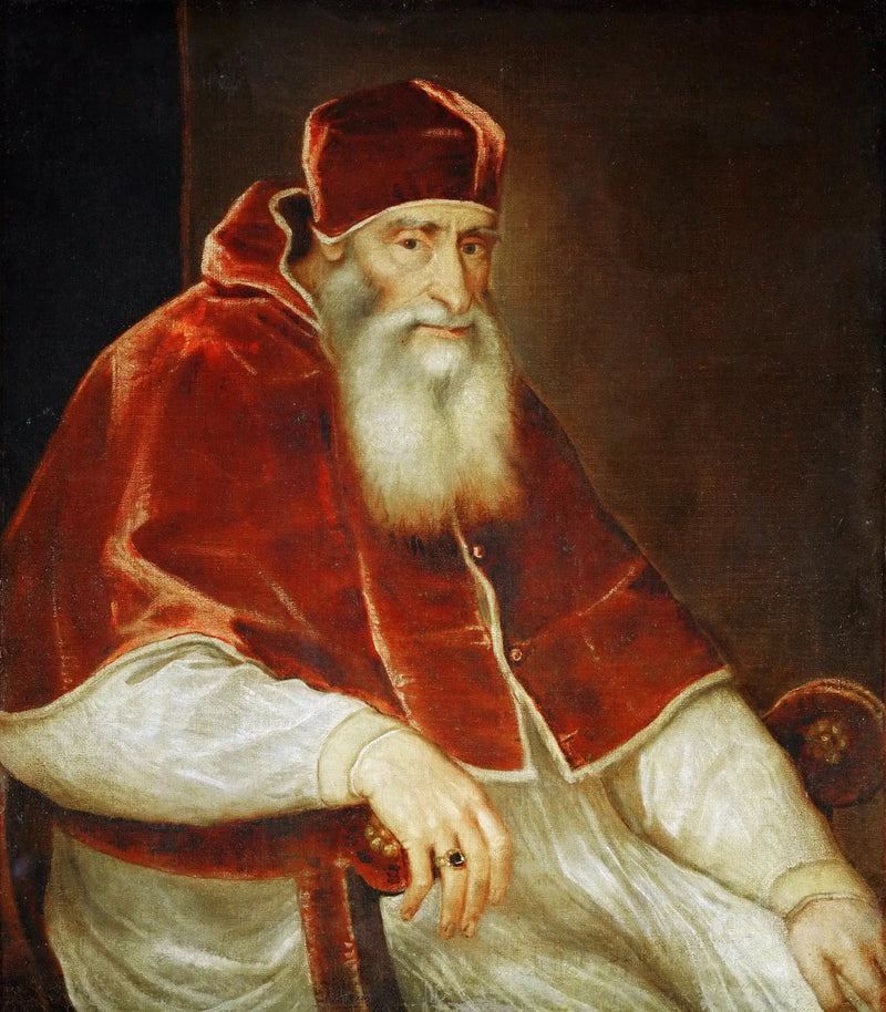 Pope Paul III Farnese (1468-1549) - Titian