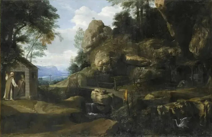 Paphnuce liberating Thaïs - Philippe de Champaigne