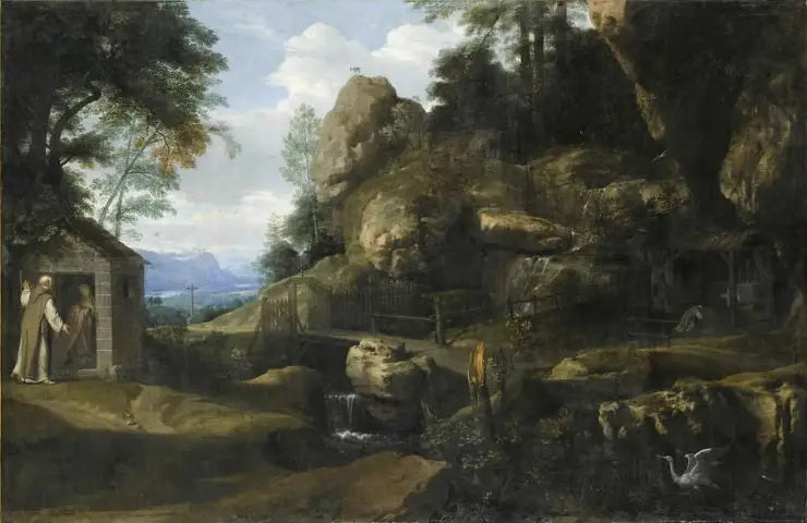 Paphnuce liberating Thaïs - Philippe de Champaigne