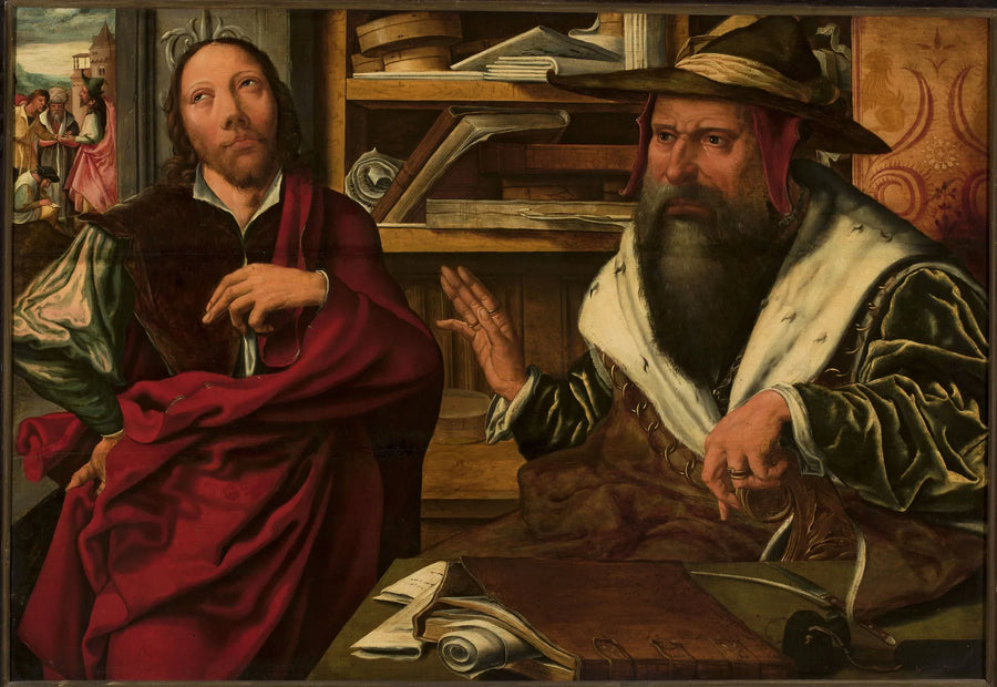 Parable of the Unfaithful Steward (Luke 16:1-13) - Marinus van Reymerswale