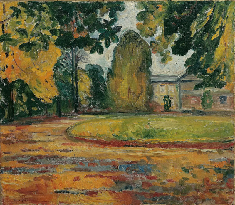 park at Kösen - Edvard Munch
