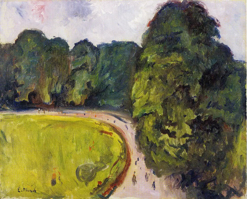 park at Kösen - Edvard Munch