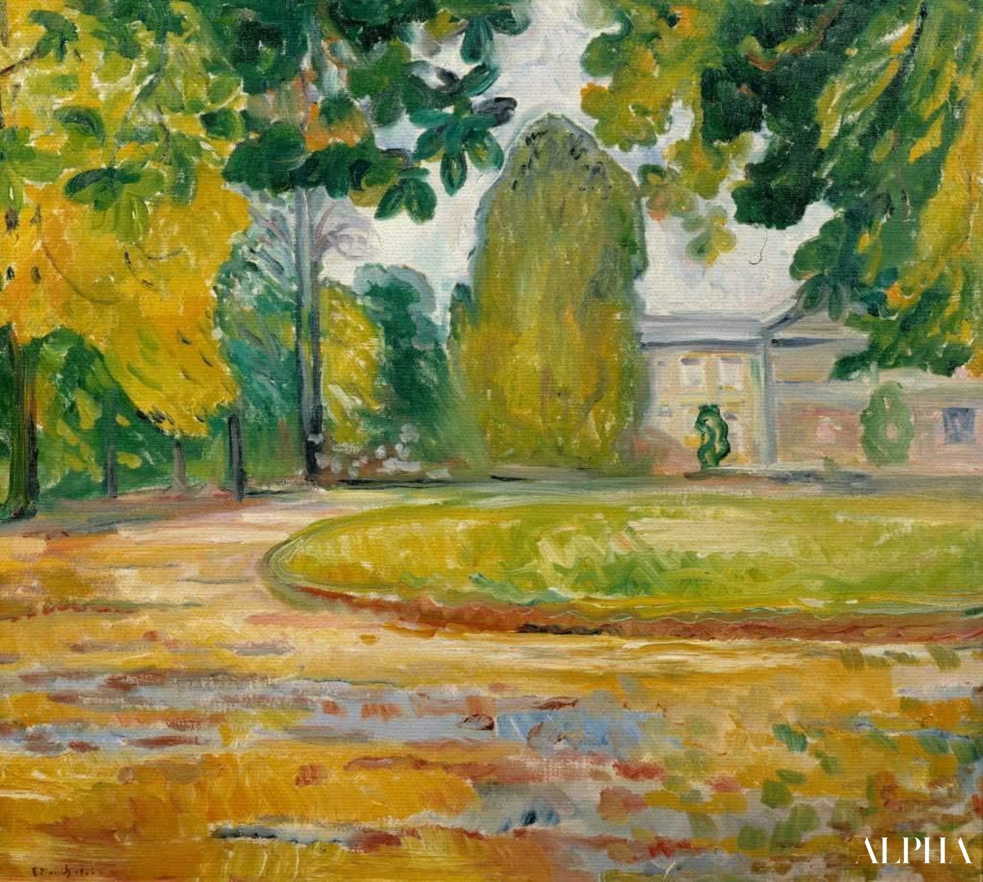 Parc à Kösen - Edvard Munch - Reproductions de tableaux et peintures haut de gamme