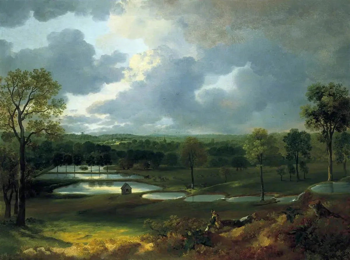 Parc Holywells, Ipswich - Thomas Gainsborough image 1 copie de tableau peinte à la main
