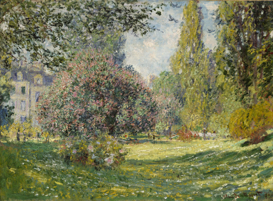 Landscape: Monceau Park W398 - Claude Monet
