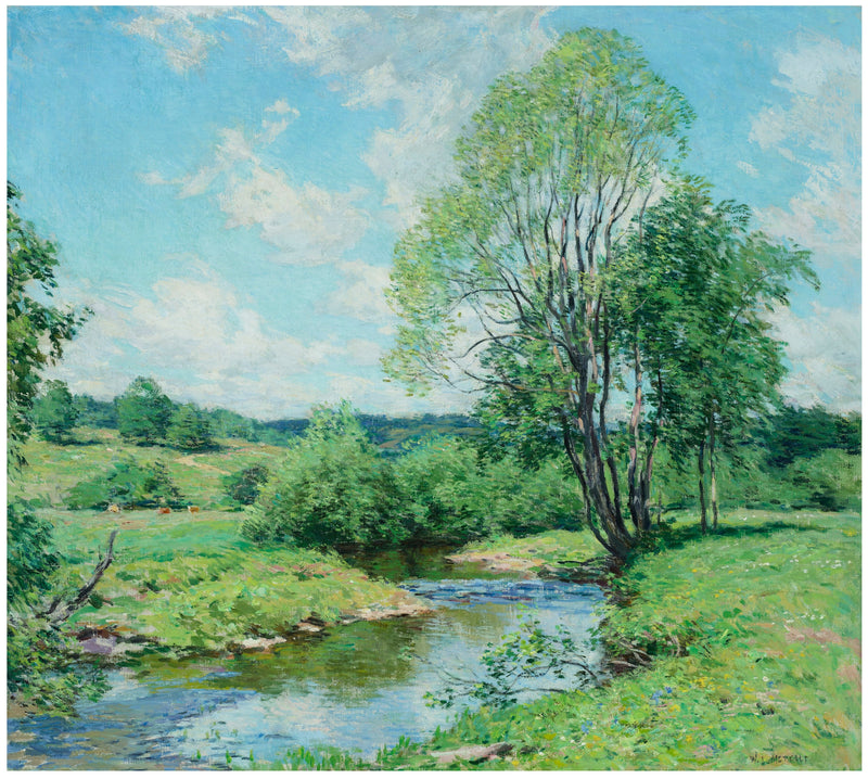Green Laziness - Willard Metcalf