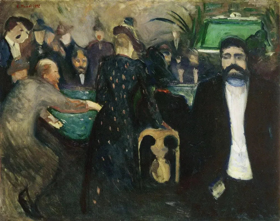Gamblers at Monte Carlo - Edvard Munch