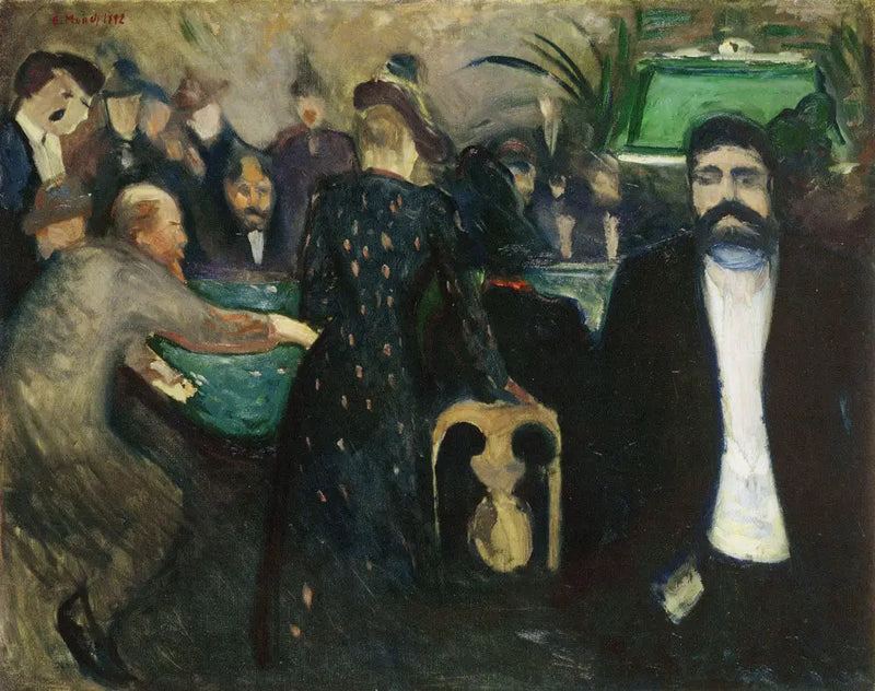 Gamblers at Monte Carlo - Edvard Munch