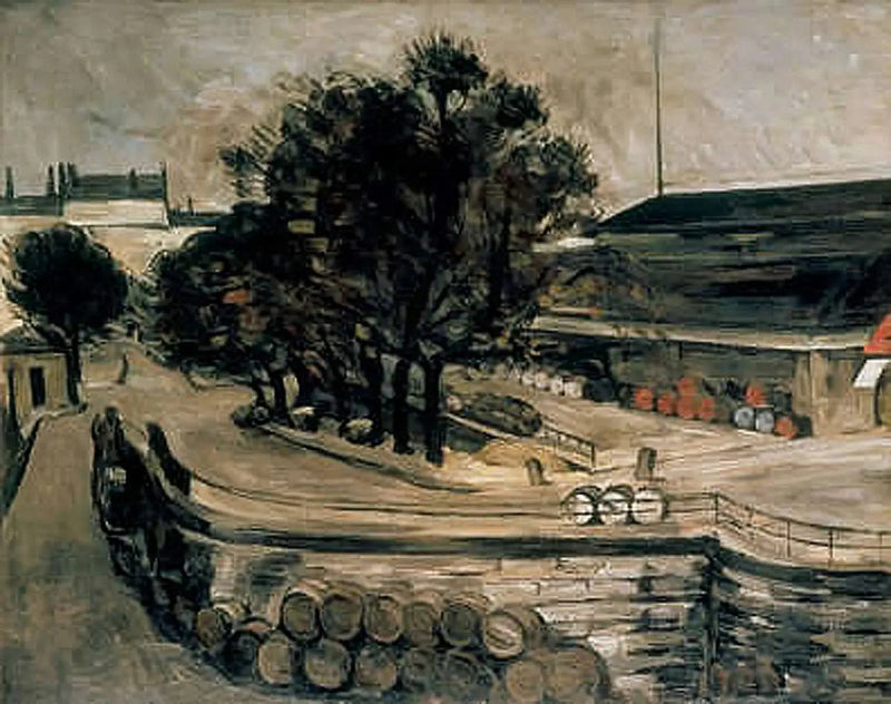 Paris, Quai de Jussieu (the wine hall) - Paul Cézanne