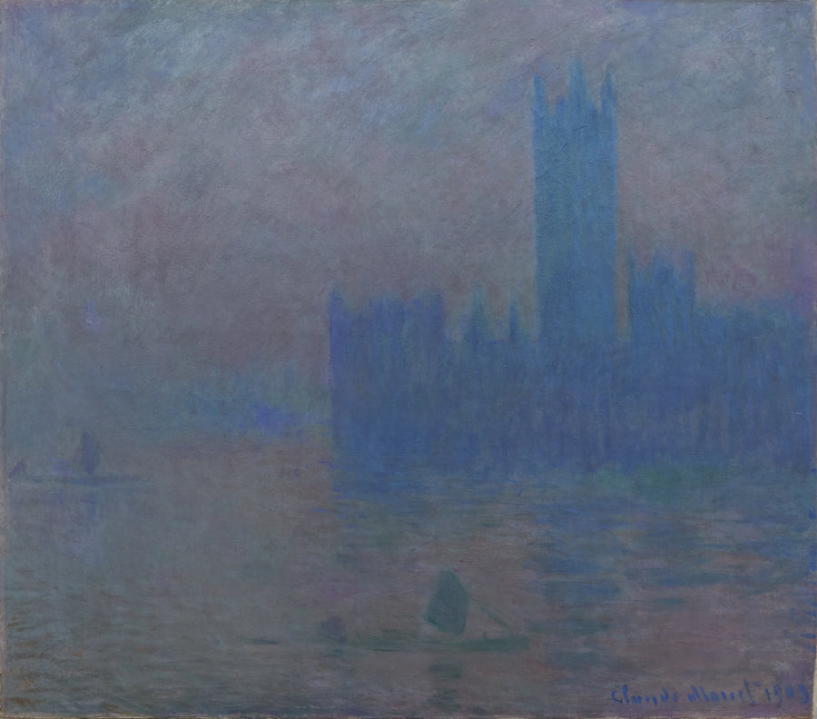 The Parliament of London, fog effect - Claude Monet