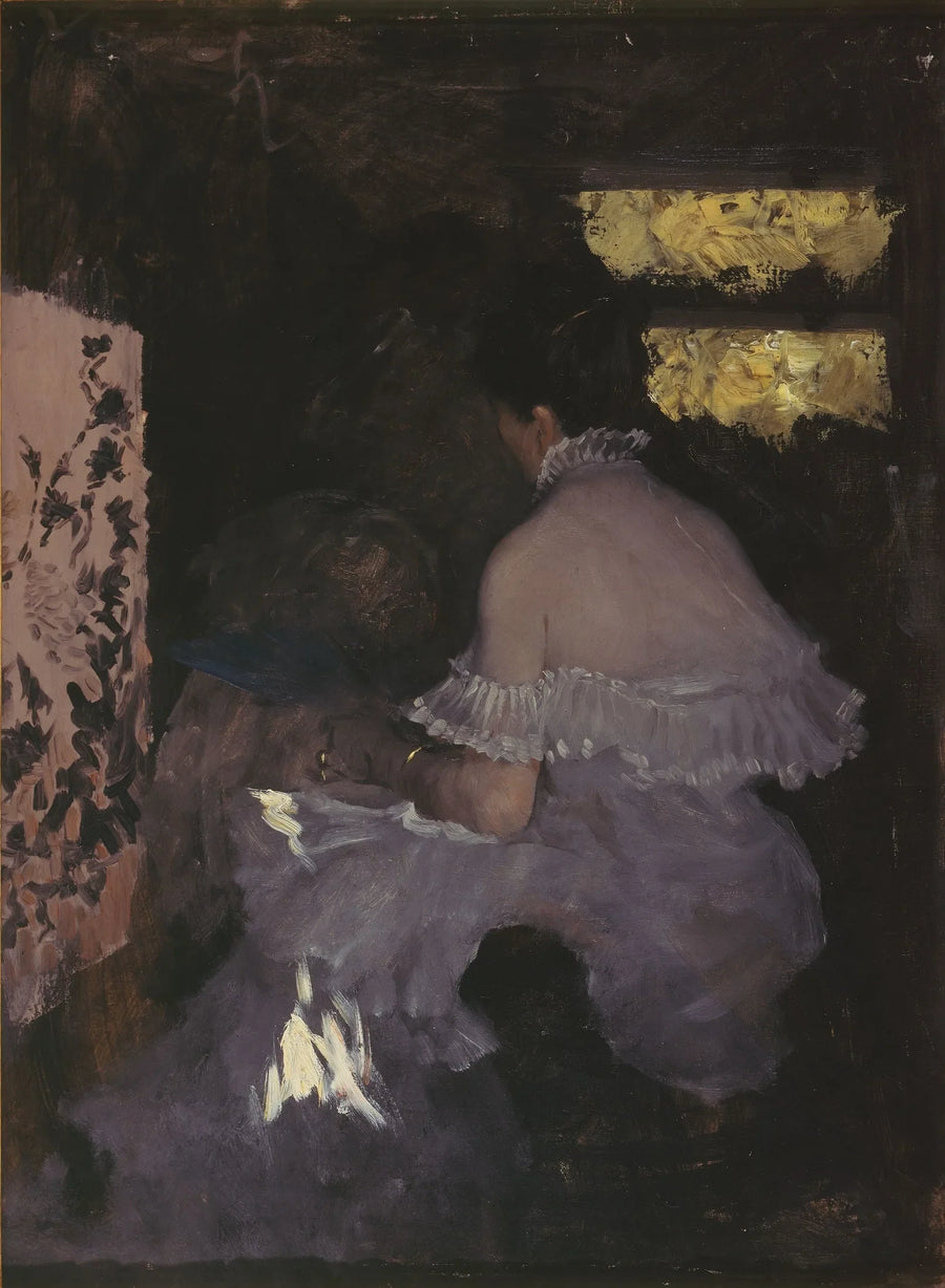 Among the screens - Giuseppe De Nittis