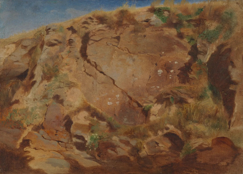 Paroi d'une falaise - Arnold Böcklin