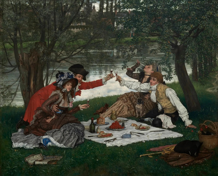 Square Part - James Tissot