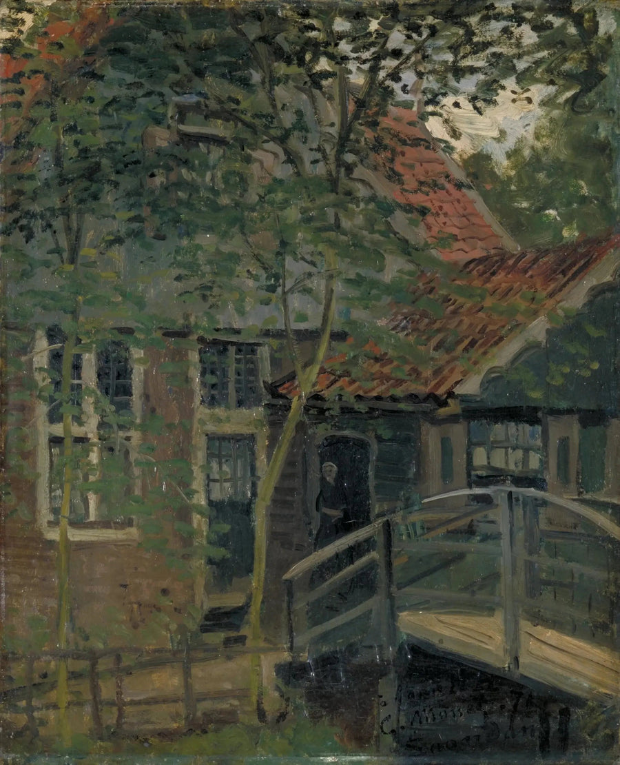 Bridge at Zaandam - Claude Monet
