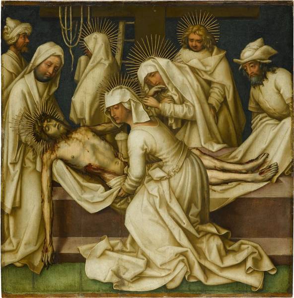 Passion grise : the Entombment of Christ - Hans Holbein the Elder