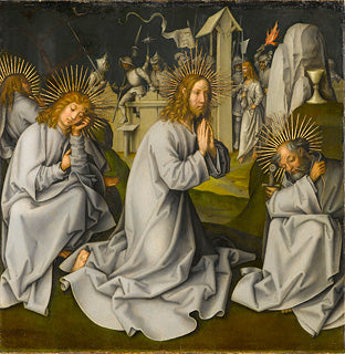 Passion Grise: Christ at the Mount of Olives - Hans Holbein the Elder