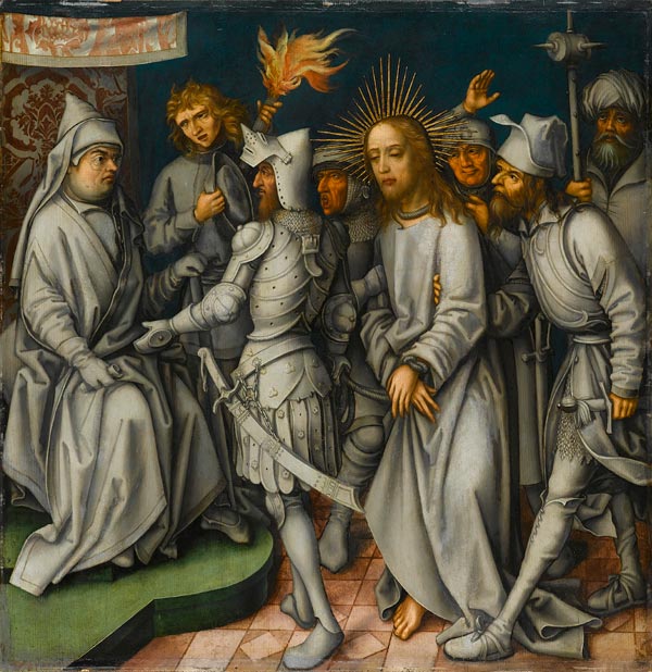 Passion grise : The Christ devant le grand prêtre - Hans Holbein the Elder