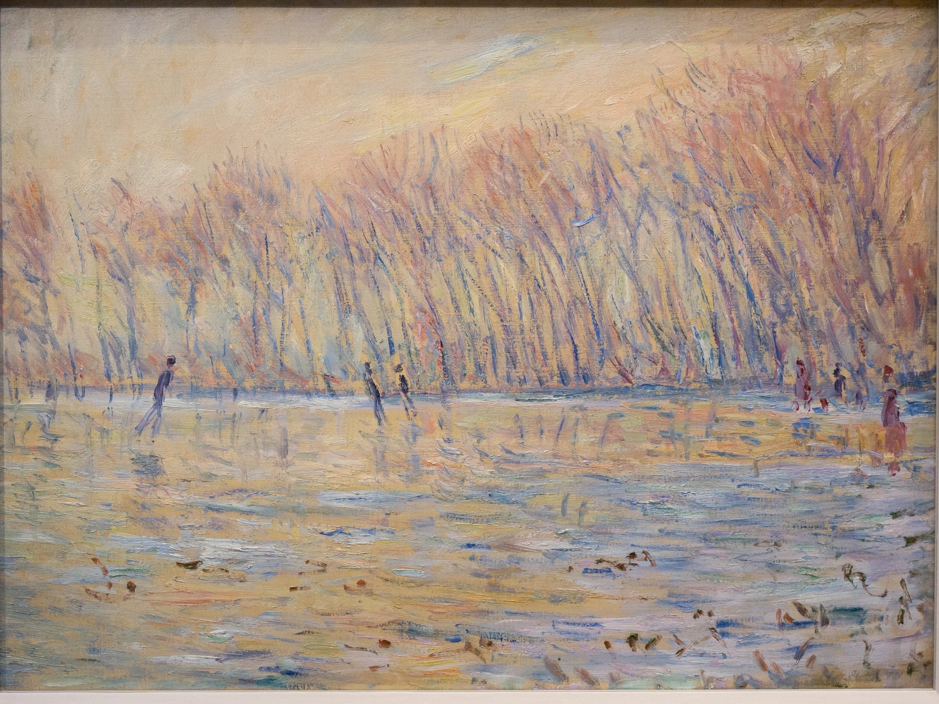 Les Patineurs à Giverny de Claude Monet, 1899 – Museum Barberini MB-Mon-29, Wildenstein 1619