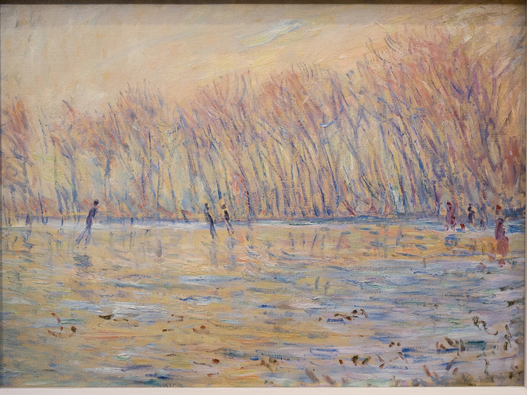 Les Patineurs à Giverny de Claude Monet, 1899 – Museum Barberini MB-Mon-29, Wildenstein 1619