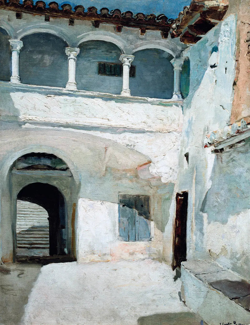 Patio of San Juan de Porta Coeli, Valencia - Joaquín Sorolla
