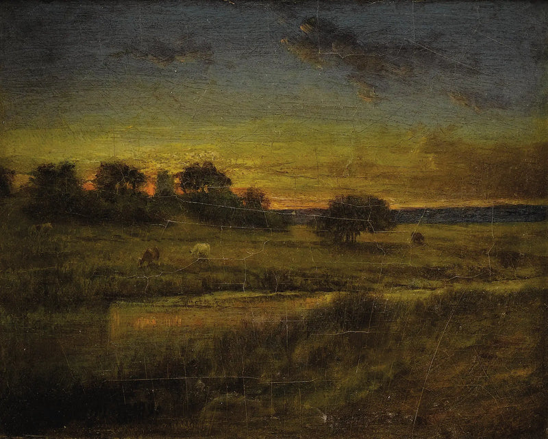 Pasture at Dawn - George Inness
