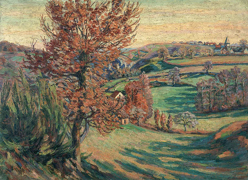 Grazing at Granges Crozant - Armand Guillaumin