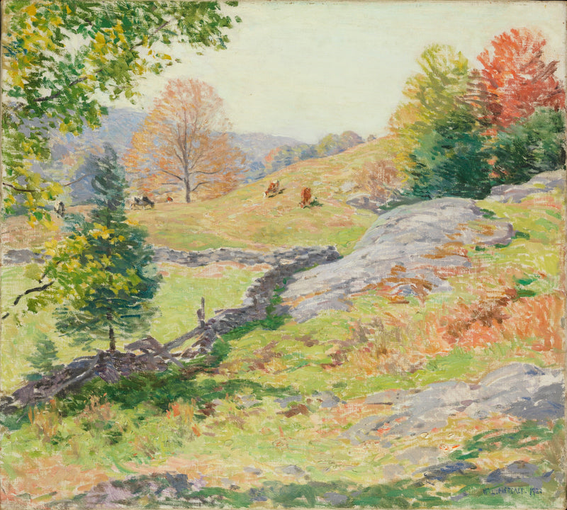 Hilltop Pastures — September - Willard Metcalf