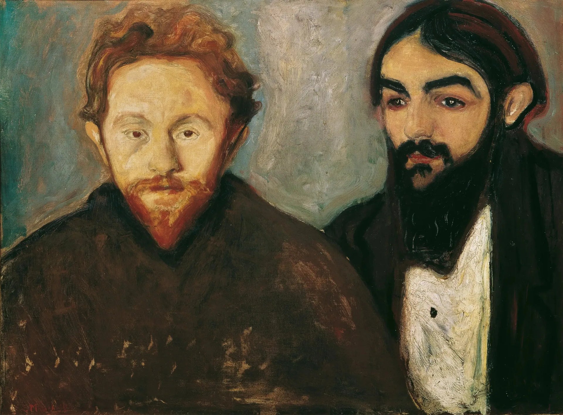 Paul Herrmann et Paul Contard - Edvard Munch image 1 reproduction de peinture à l’huile