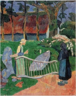 Barrière fleurie, peinture de Paul Sérusier
