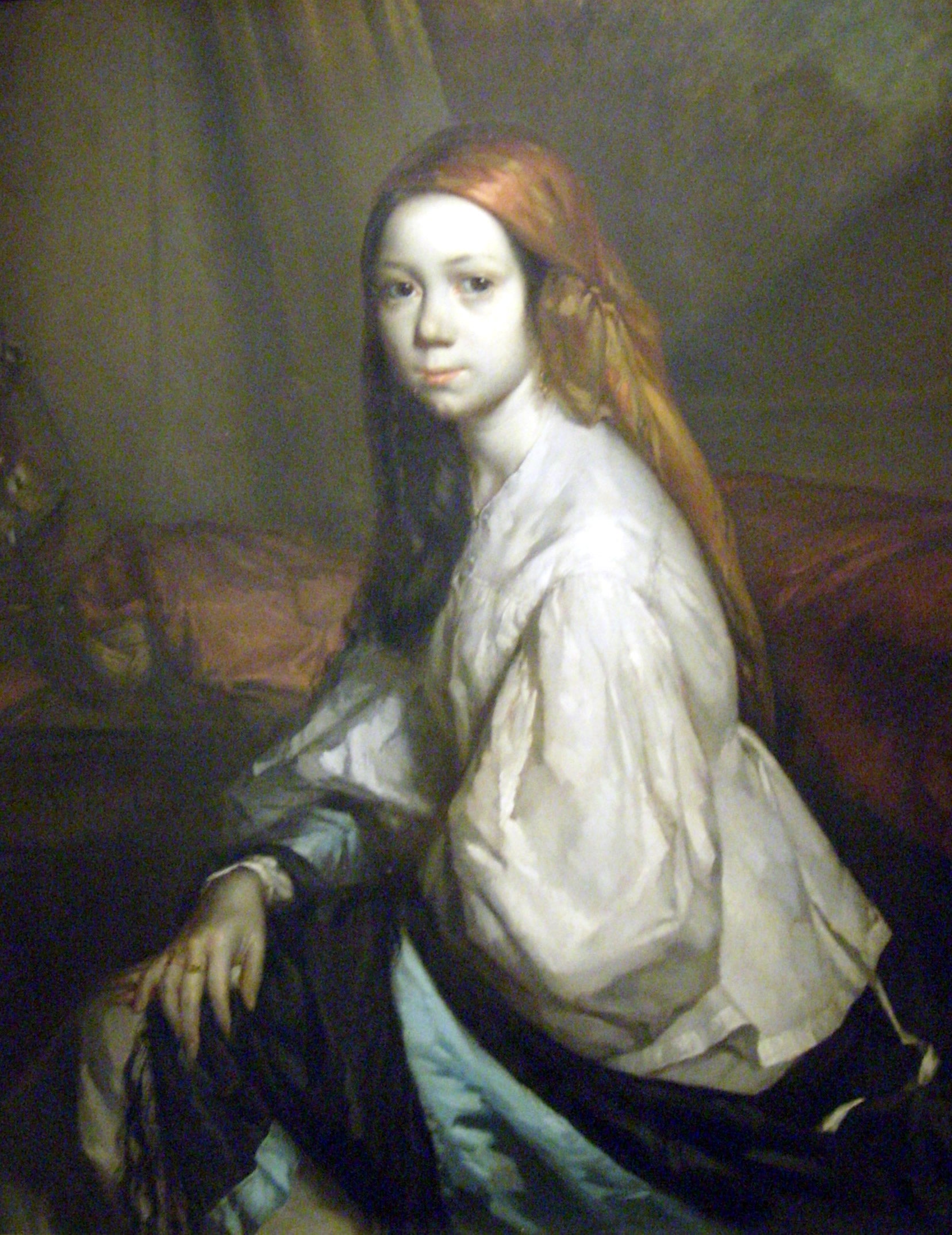 Pauline Ono in a nightgown - Jean-François Millet