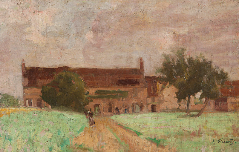 Pays européia - Eliseu Visconti image 1 copie peinte à la main à l’huile