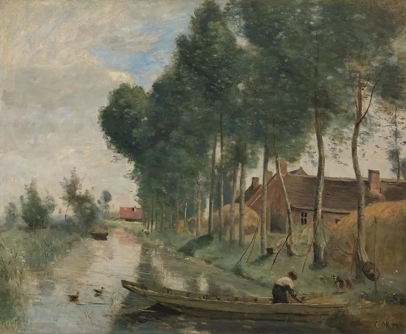 Landscape at Arleux-du-Nord - Jean-Baptiste Camille Corot