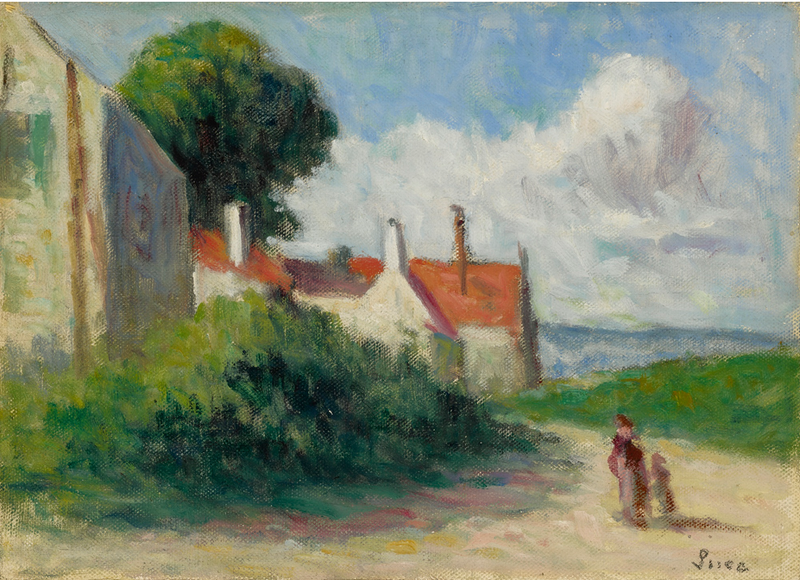 Landscape at Asquin-sous-Vézelay - Maximilien Luce