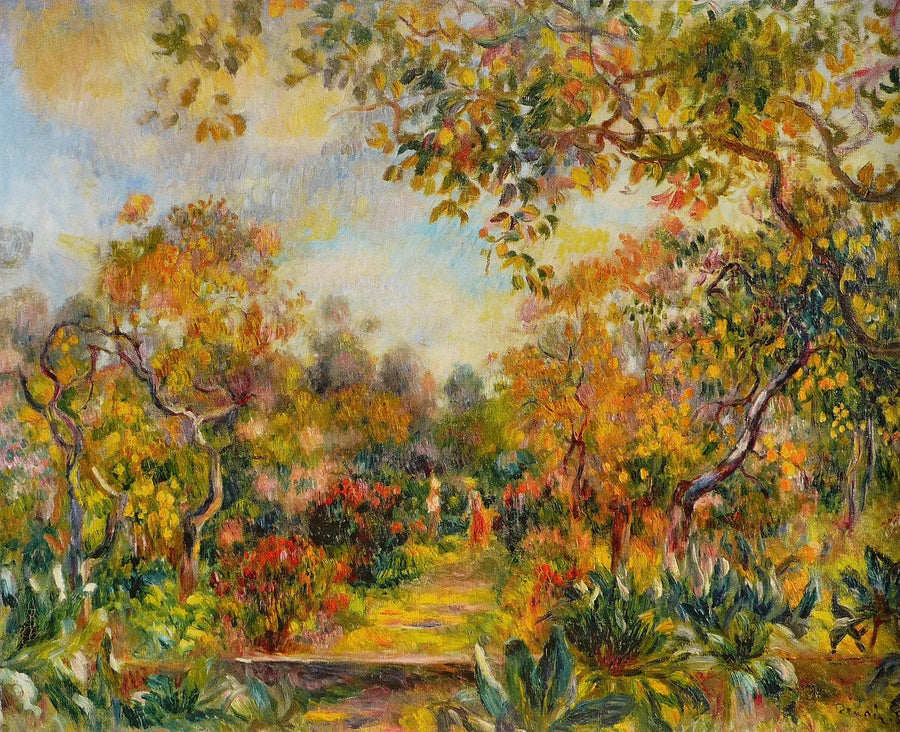 Landscape at Beaulieu - Pierre-Auguste Renoir